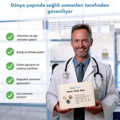 Healifeco İyonik Ayak Spası | Daha Sağlıklı Bir Yaşam İçin Toksinleri ve Ağır Metalleri Giderin